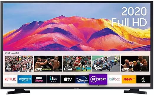 SAMSUNG 32 Inch T5300 Full HD HDR Smart TV LED Smart TV With Contrast Enhancer & Purcolour Technology, Black, UE32T5300CKXXU