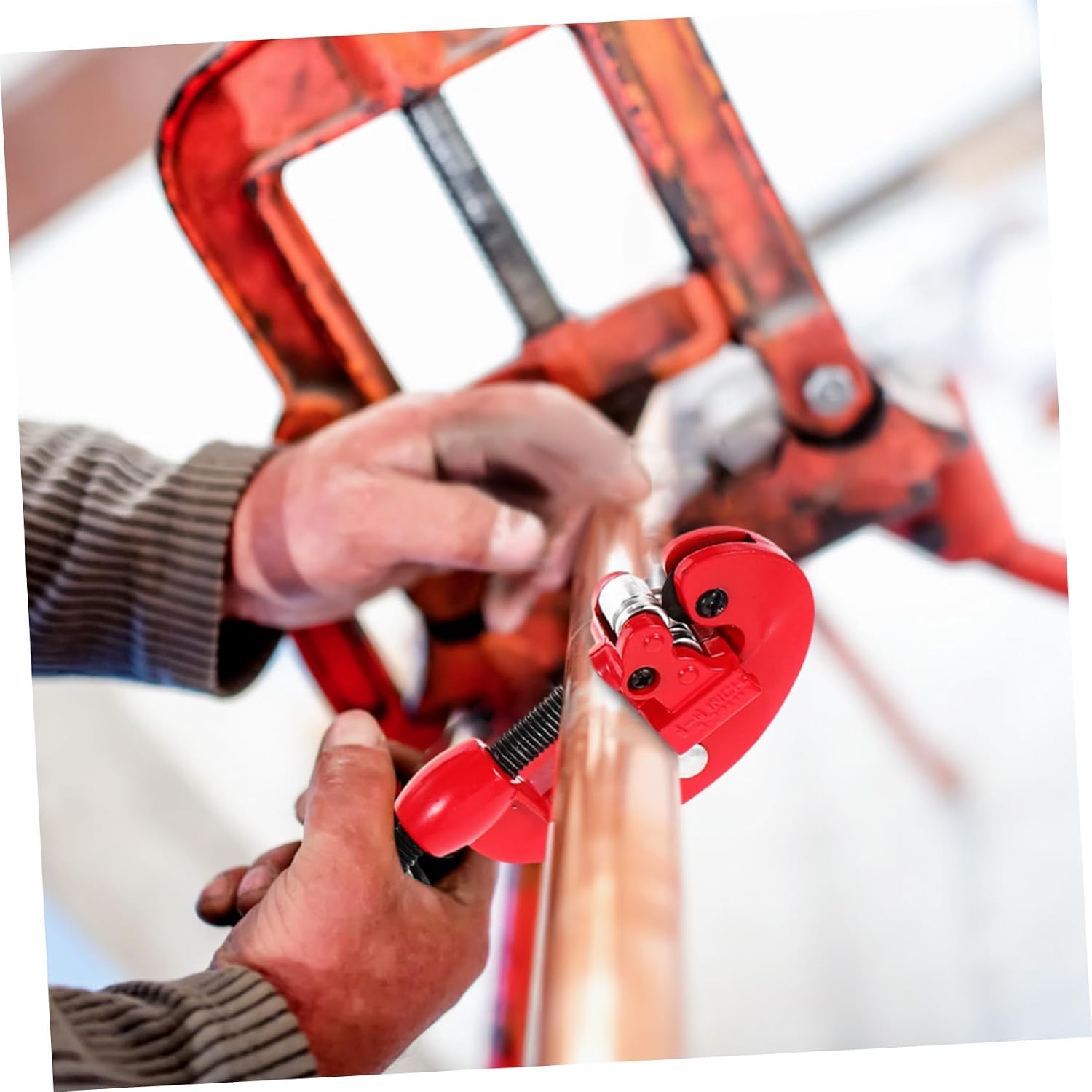 1 Set Flaring Brake Line Tool Kit Durable Tube Expander Reamer Efficient Handheld Brake Line Flare Tool for HVAC Petrochemical Shipbuilding Applications