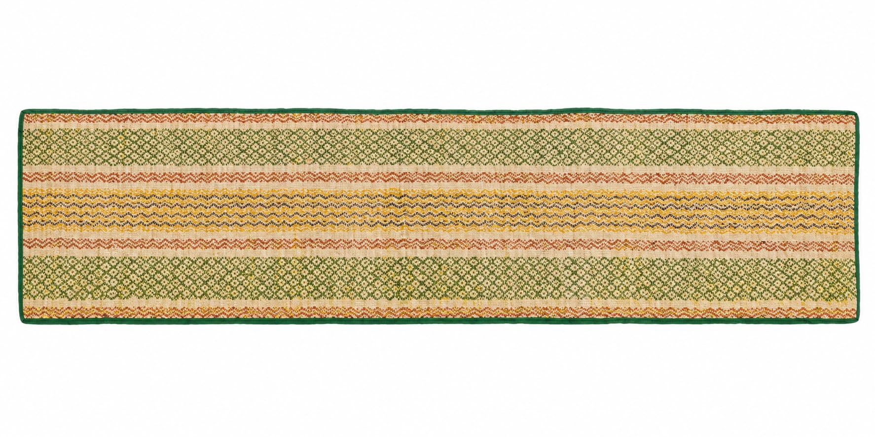 Ekart Gems & Jewellers Natural Korai Grass madurkathi Multi Purpose Floor Mat/Aasan/ 1.65 X 6 ft (Green)-image-17