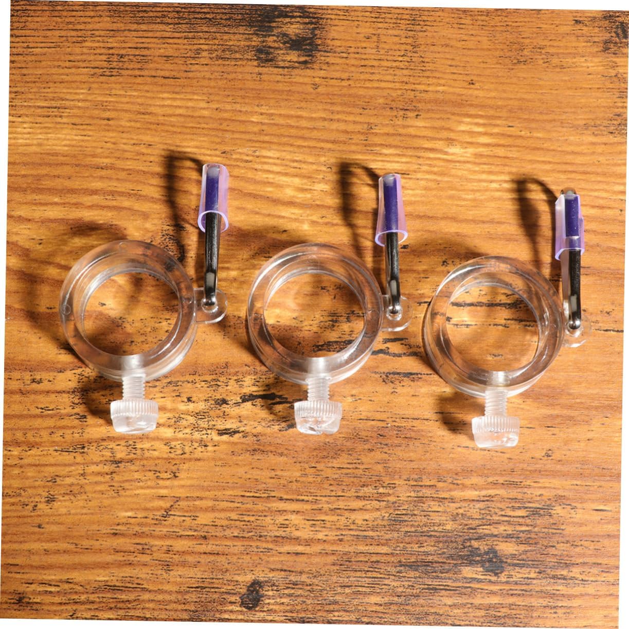 3sets Flagpole Hardware 1 Inch Flag Pole Fixed Ring Mounting Ring for Outdoor Flagpoles 10pcs*3