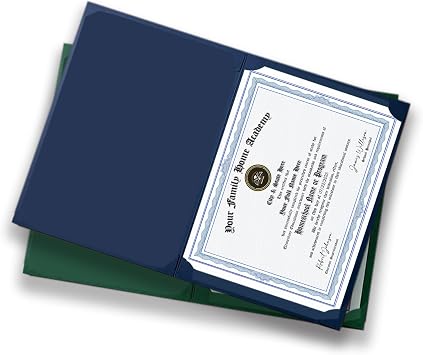 Custom Prank Diploma Personalized Fake Graduation Certificate Degree with Realistic Design Thick Textured Paper Free Cardstock Certificate Folder Perfect for Pranks Gifts