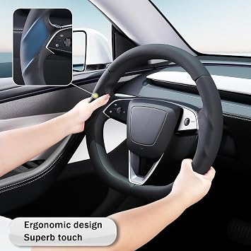 Steering Wheel Cover for Tesla Model 3 2024-Present/Model Y 2025-Present