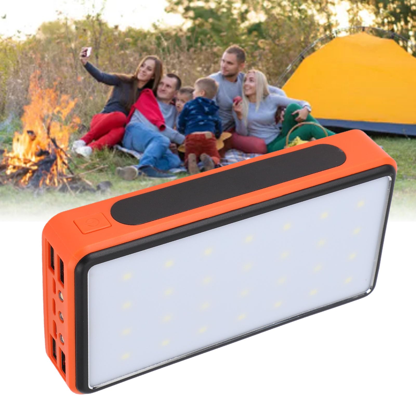 Hyuduo Power Bank 10000mAh Solare Caricabatterie Portatile Ricarica