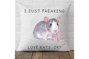 Watercolor Pet Rat Pillow