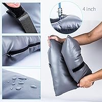 Vista 4 de MINIVON Cojín de asiento para mesita de noche, ajuste universal, cojín de asiento cómodo para ancianos, funda de asiento suave para asiento