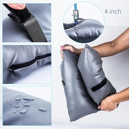 Miniatura 4 de Cojín de asiento para mesita de noche, ajuste universal, cojín de asiento cómodo para ancianos, funda de asiento suave para asiento de inodoro,