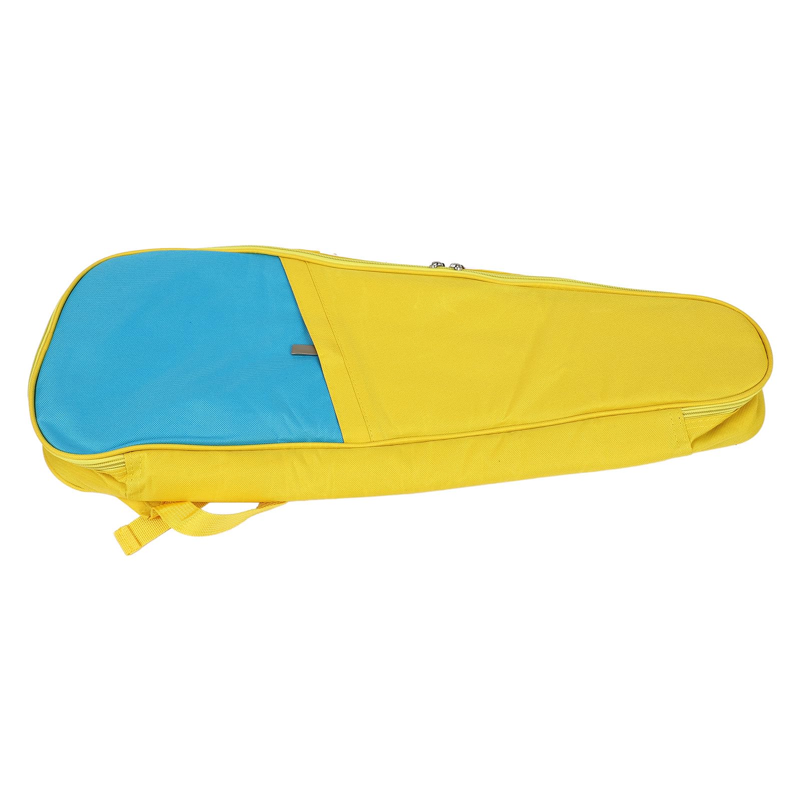 Custodia per Ukulele da 23 Pollici, Custodia per Zaino con Imbottitura Addensata in Cotone Stile Semplice con Tracolla Regolabile per Piccola Chitarra Ukulele (YELLOW)