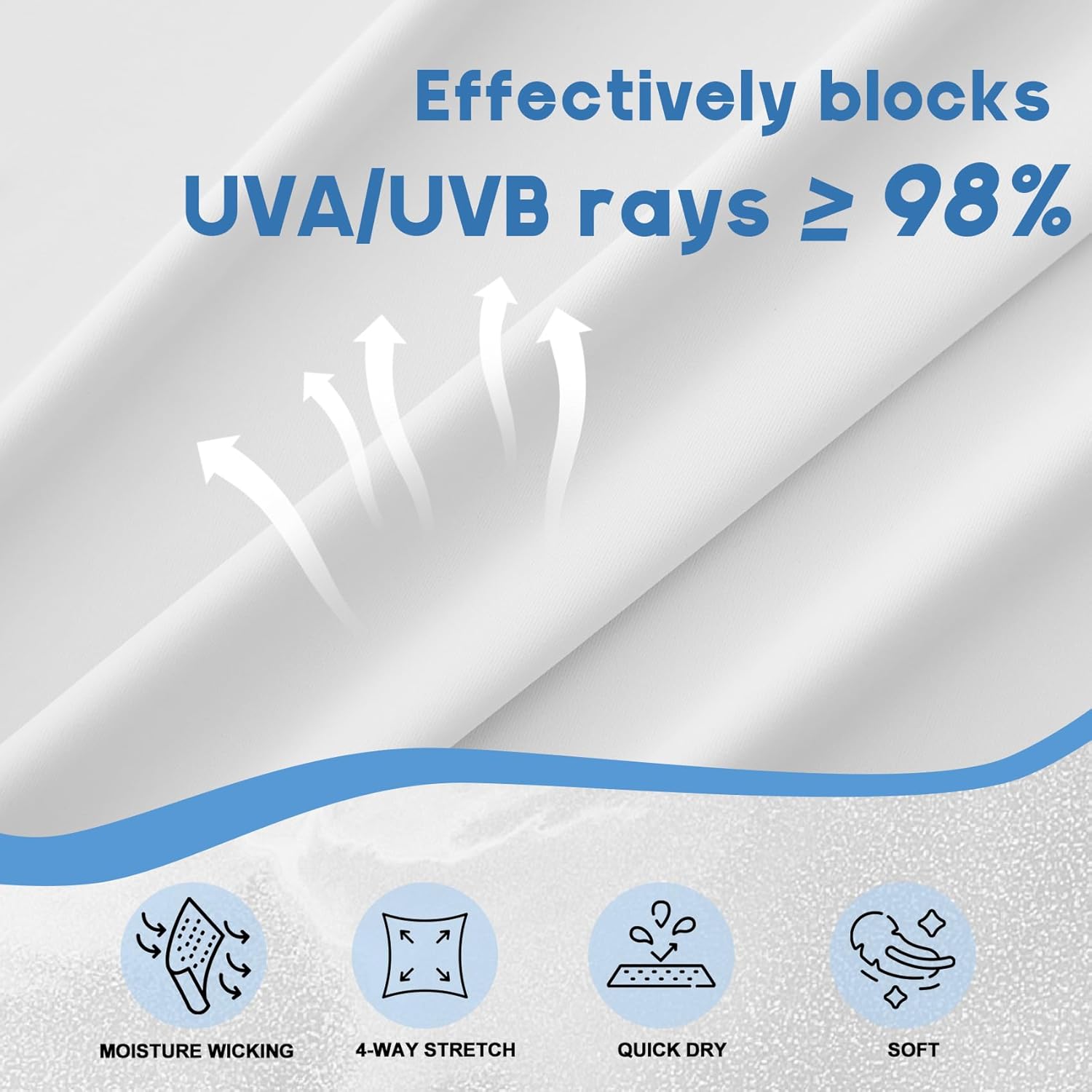 Riverruns Fishing Hoodie for Men UPF 50+ Sun Hoodie Fishing Shirt with Hood Rash Guard Long Sleeve #1044 - Image 3