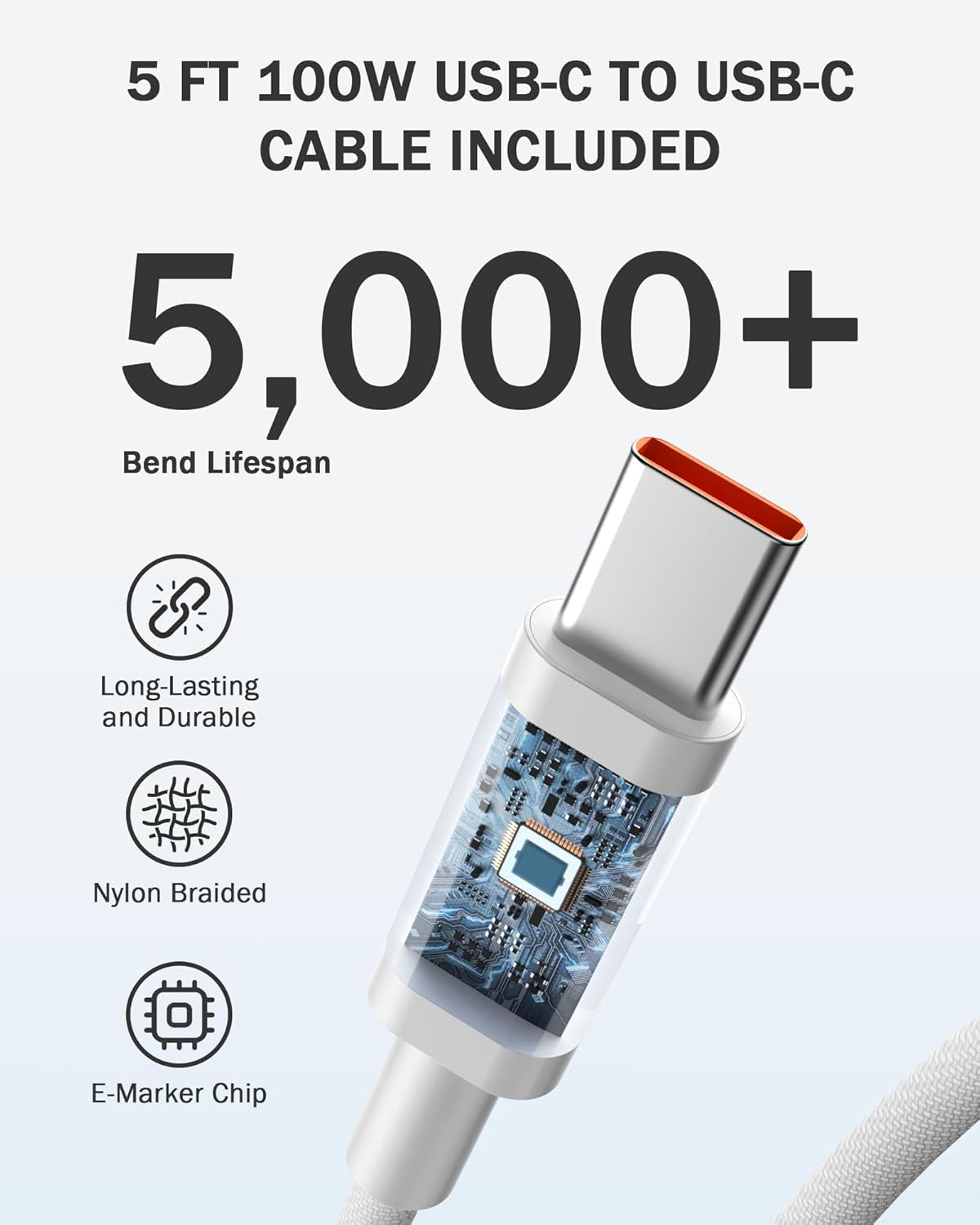 WeLink 67W USB C Charger, GaN PPS 3-Port Fast Compact Foldable USB C Charger Block for MacBook, iPad Pro, Galaxy S24, iPhone 16/15 and More - Image 7