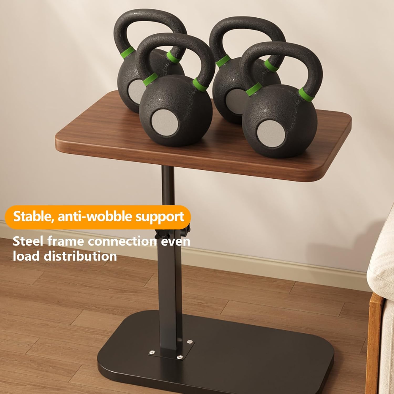 Portable Laptop Stand, ergonomically Adjustable Height Stand, 360-degree Rotating Desktop, Suitable for Home use, Balcony, Sofa, Bedside, Student Dormitory Storage Rack