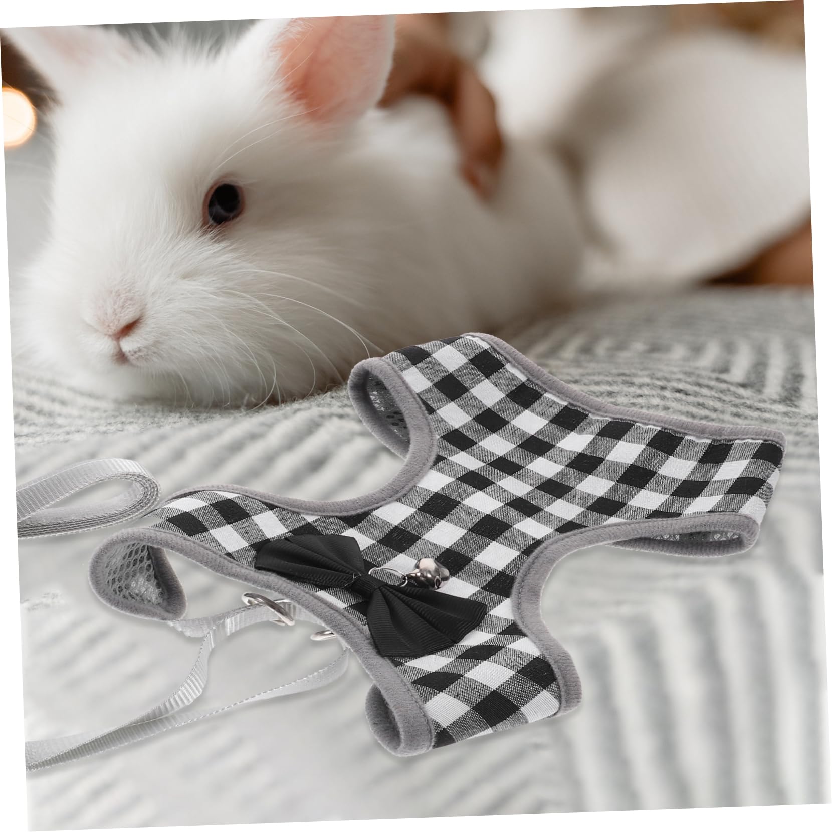 FOMIYES 5sätze Süße Hasenkleidung Mit Geschirr Und Bunny-kostüm Für Kleine Haustiere Bequemes Baumwollmaterial Für Und