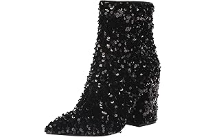 Women's Cody Black Sequined Booties