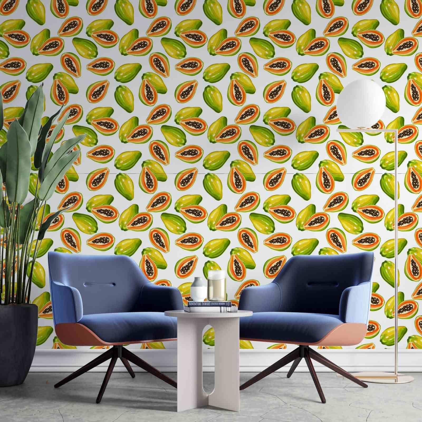 Küchenrückwand Aufkleber Blumen Orange Selbstklebend Küche Wohnzimmer