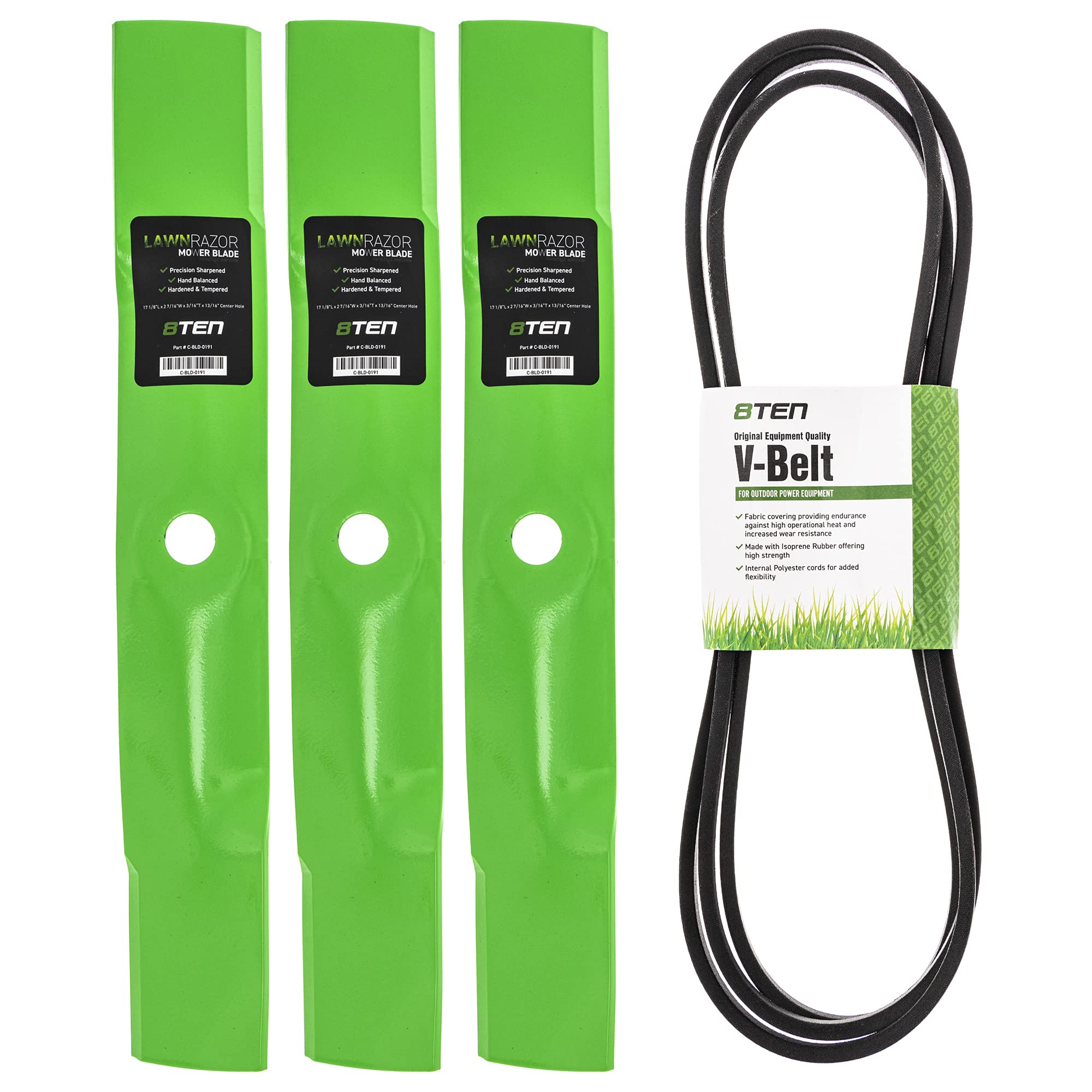 GX10063 Replacement Belt 8TEN Deck Belt For John Deere LT166, LT180, LT190 - 144.25" V-Belt, 810-Day Warranty John Deere Lt180 Parts - Foto 4