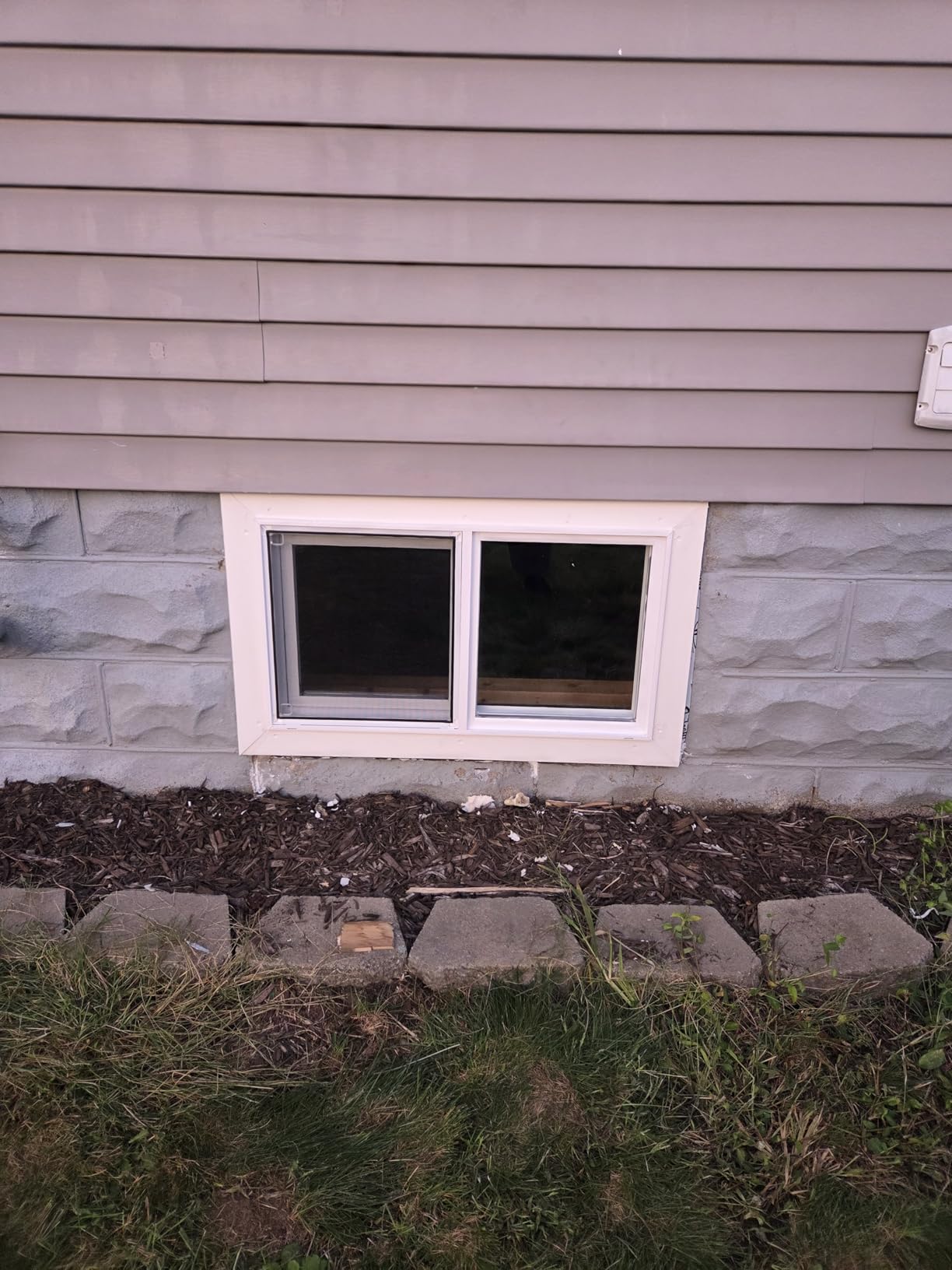 $17/mo - Finance VBSI3220PR Vinyl Basement Slider Window, 32