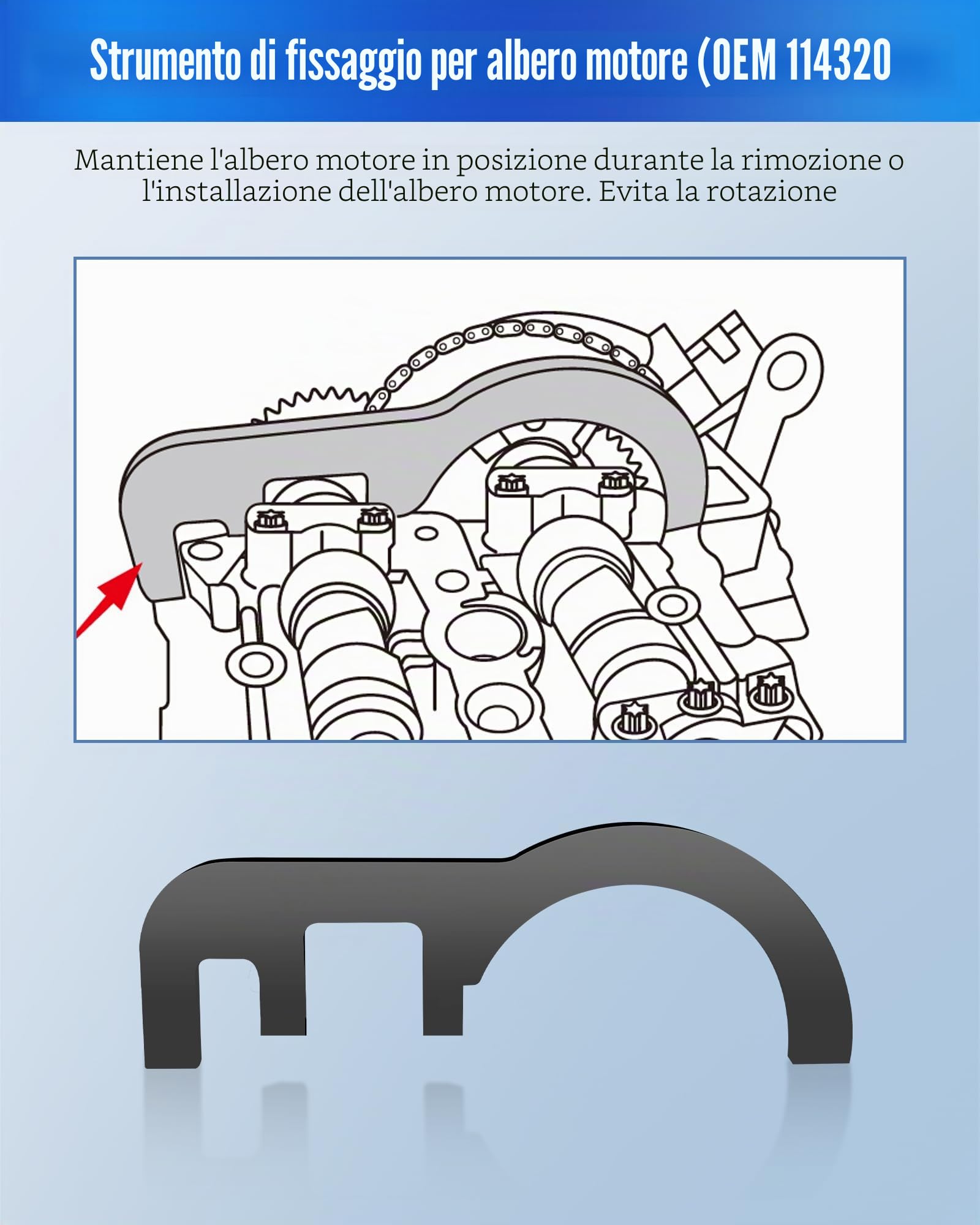 RUIZHI Utensili Kit Attrezzo Messa in Fase Compatibile con BMW N47/N47S/N57, Attrezzi per Albero a Camme per 2.0 Diesel/Motore, 1 Serie,3 Serie,5 Serie,X Serie
