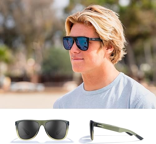 Miniatura 2 de Zeal Optics Gafas de sol Minturn Pilot, Verde olivagris oscuro polarizado