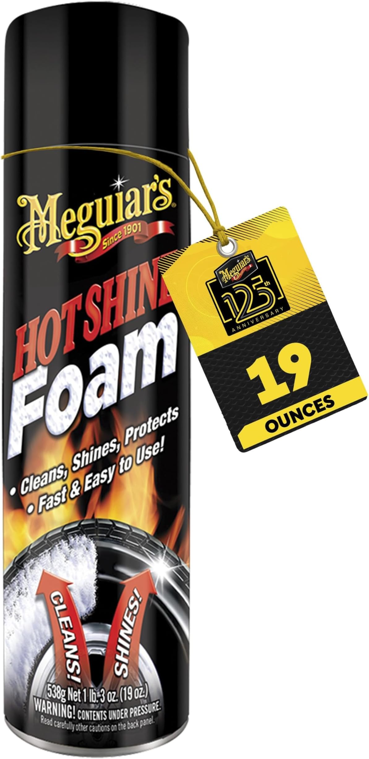 Meguiar'S Hot Shine Car Tire Foam, 19 Oz