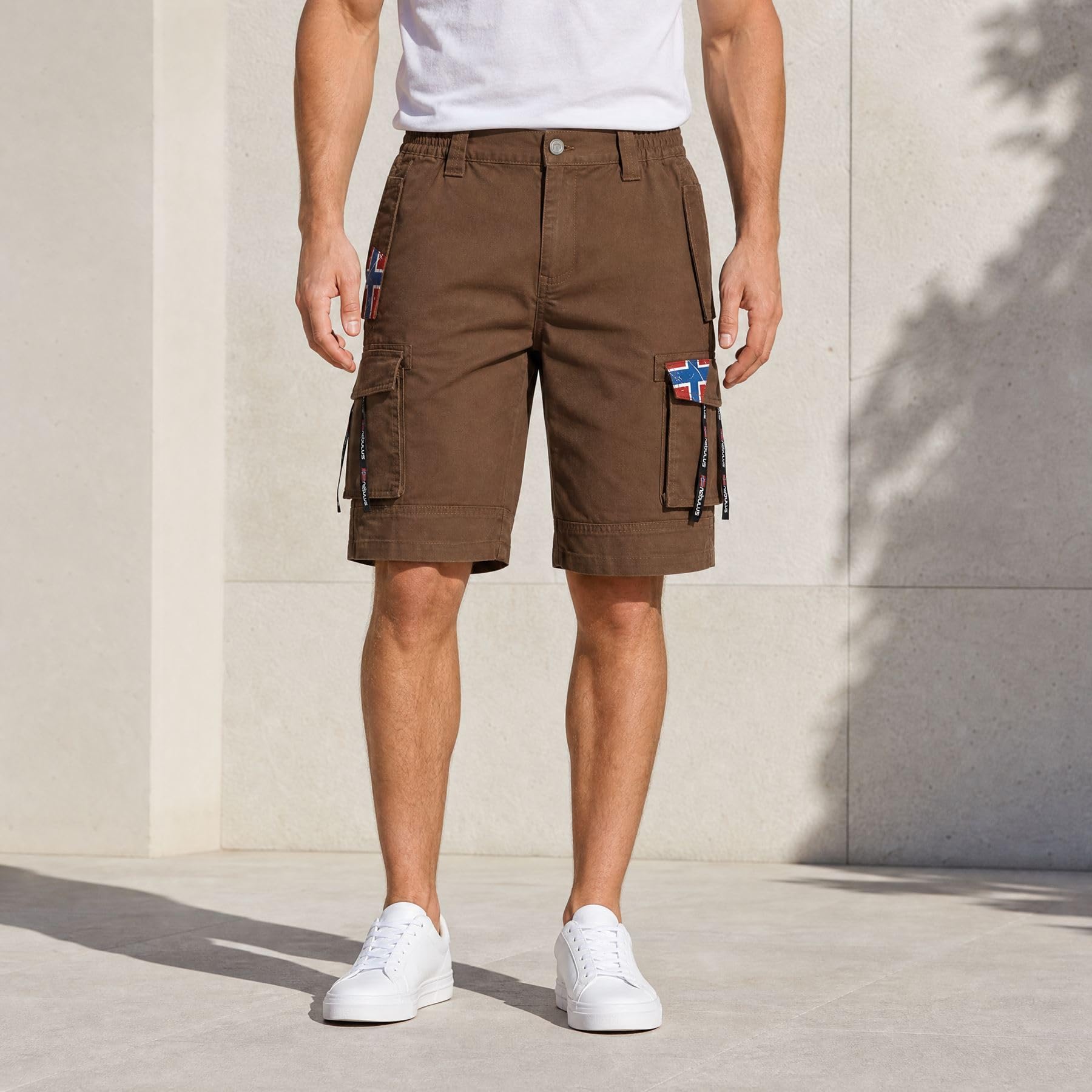 Nebulus Herren Cargo Short BOODY, Sommer Hose, Herren mit 6 Taschen