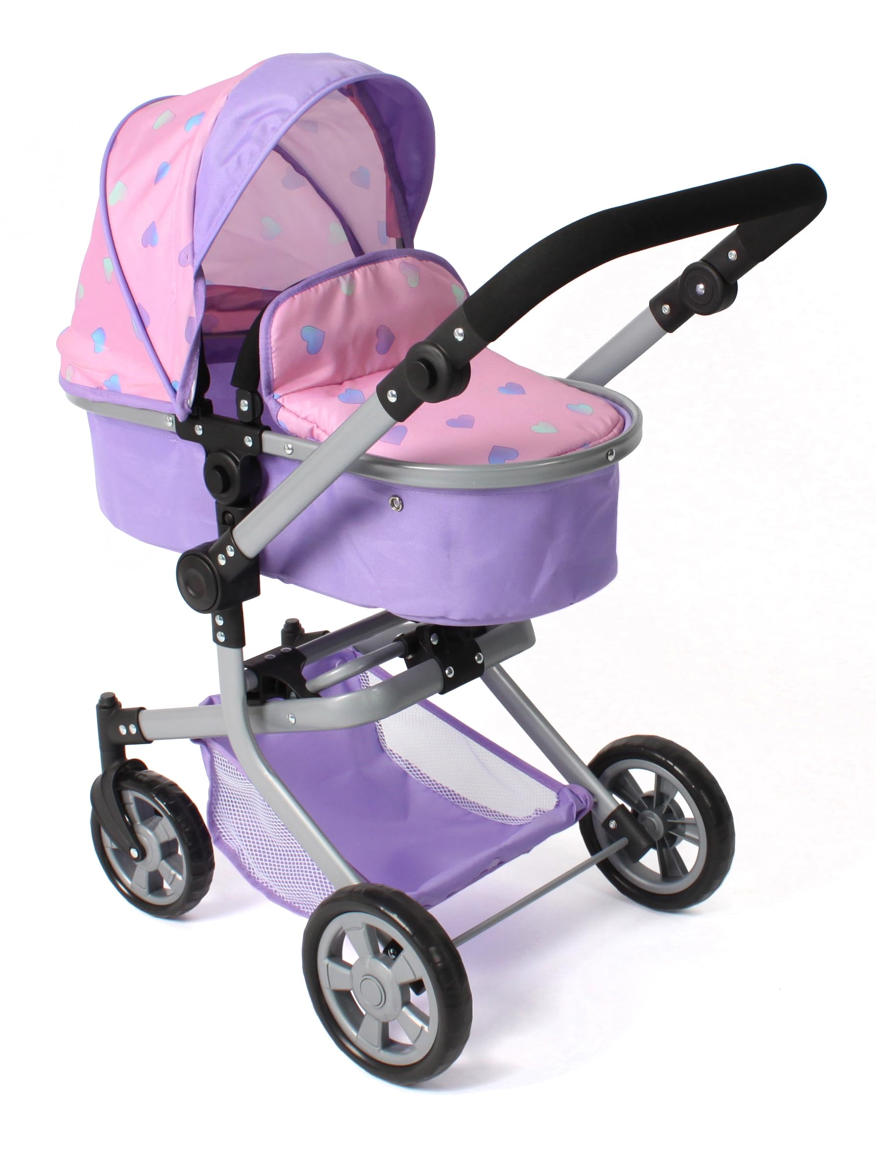 Bayer Chic 2000 - Kleine Poppenwagen Smarty - Confetti Pink Bayer Chic 2000 - Kleine Poppenwagen Smarty - Confetti Pink