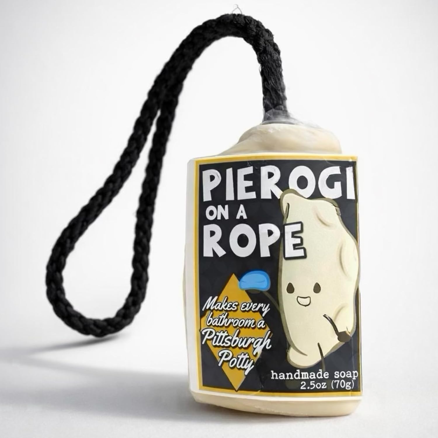 Regent Park Naturals Soap on a Rope | Novelty Pierogi on a Rope | Polish Gift | 3 bar pack