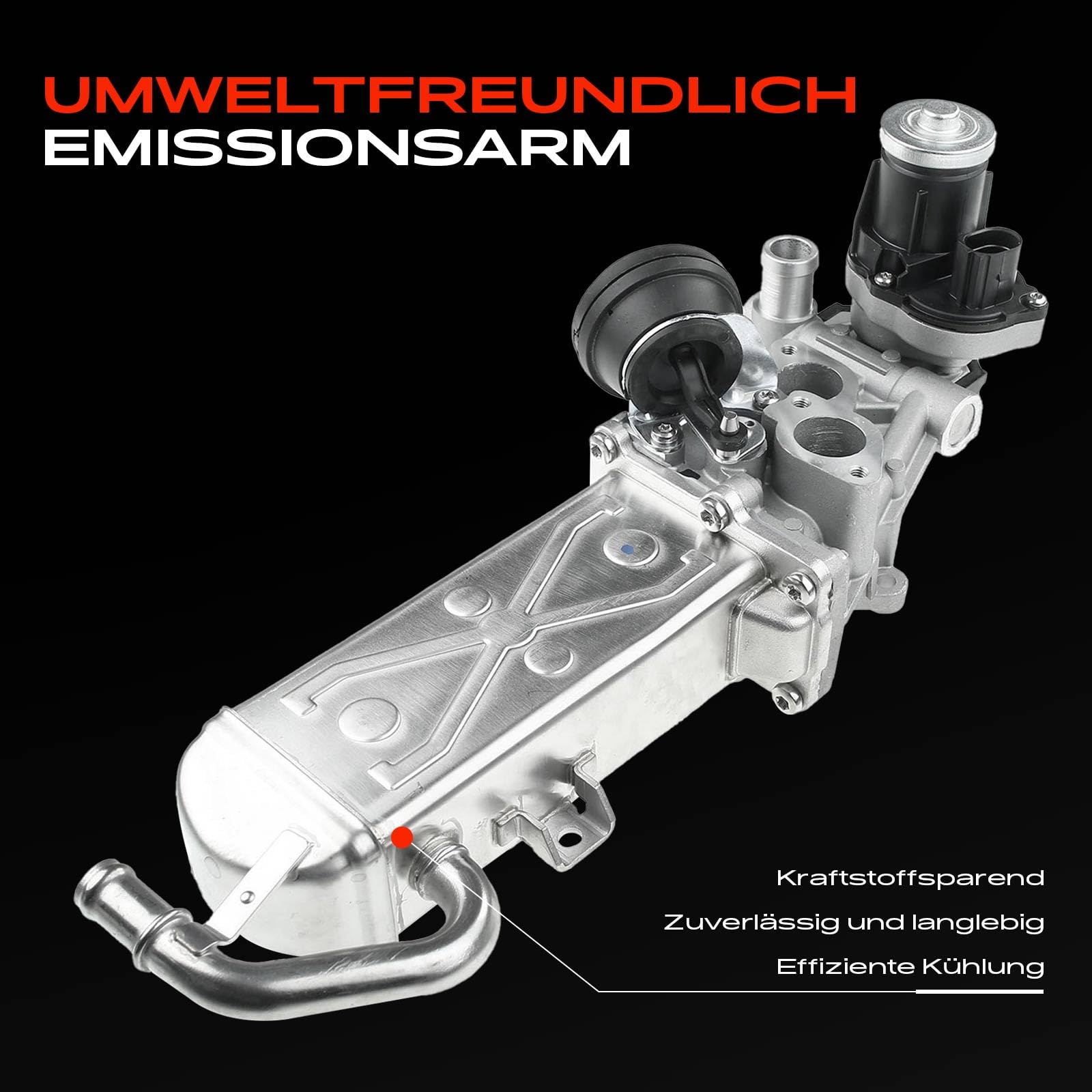 Frankberg AGR-Ventil Kompatibel mit A3 8P1 1.6L 2.0L 2003-2012 A3 Cabriolet 8P7 1.6L 2.0L 2009-2013 TT 8J3 2.0L 2008-2014 A.l.h.a.m.b.r.a 710 711 2.0L 2010-Heute Replace# 03L131512CF
