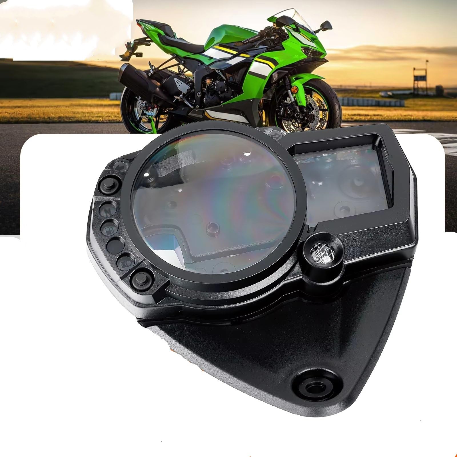 Tachometer Instrumentenkoffer Kompatibel Mit Suzuki Für GSXR1000 2007–2008 Für K7 Motorrad-Tachometer-Instrument, Tachometer-Messgerät-Gehäuseabdeckung