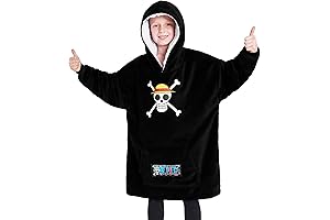 One Piece Fleece Hoodie Blanket for Boys | Teenagers | One Size...