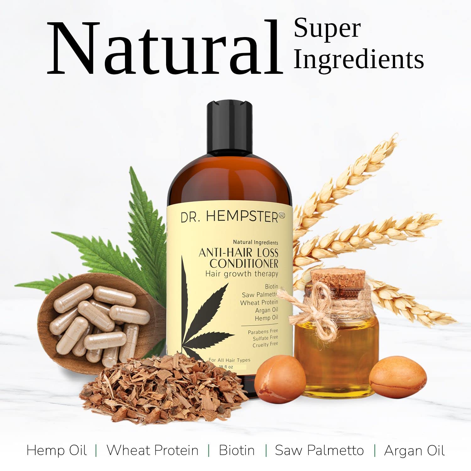 Dr Hempster Hair Growth Conditioner with Biotin and Hemp