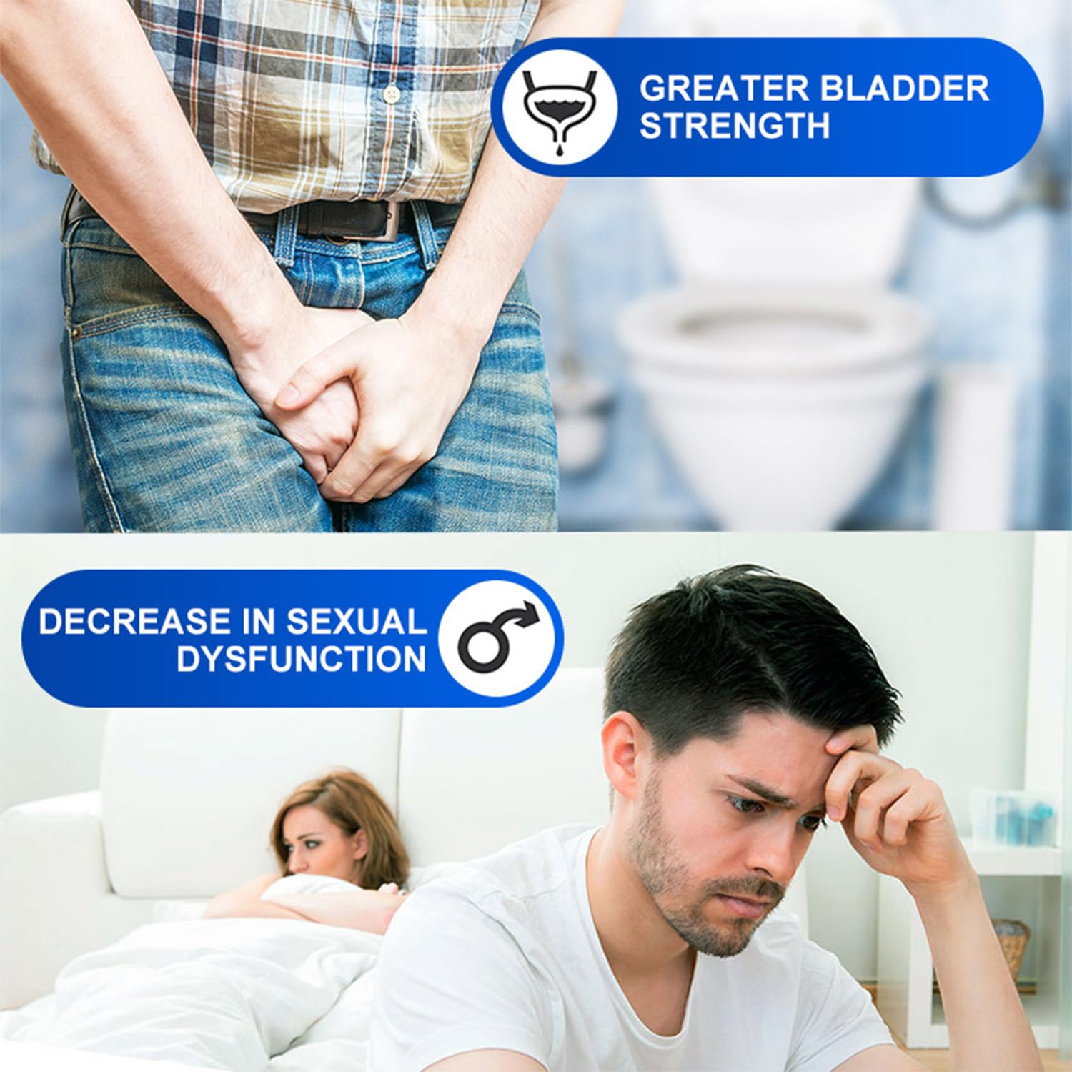 Parches para el Cuidado de la próstata, Parches para la vejiga,Parche corporal, dirigido a las molestias de la próstata masculina, que mejora la fertilidad y la resistencia 6Pcs