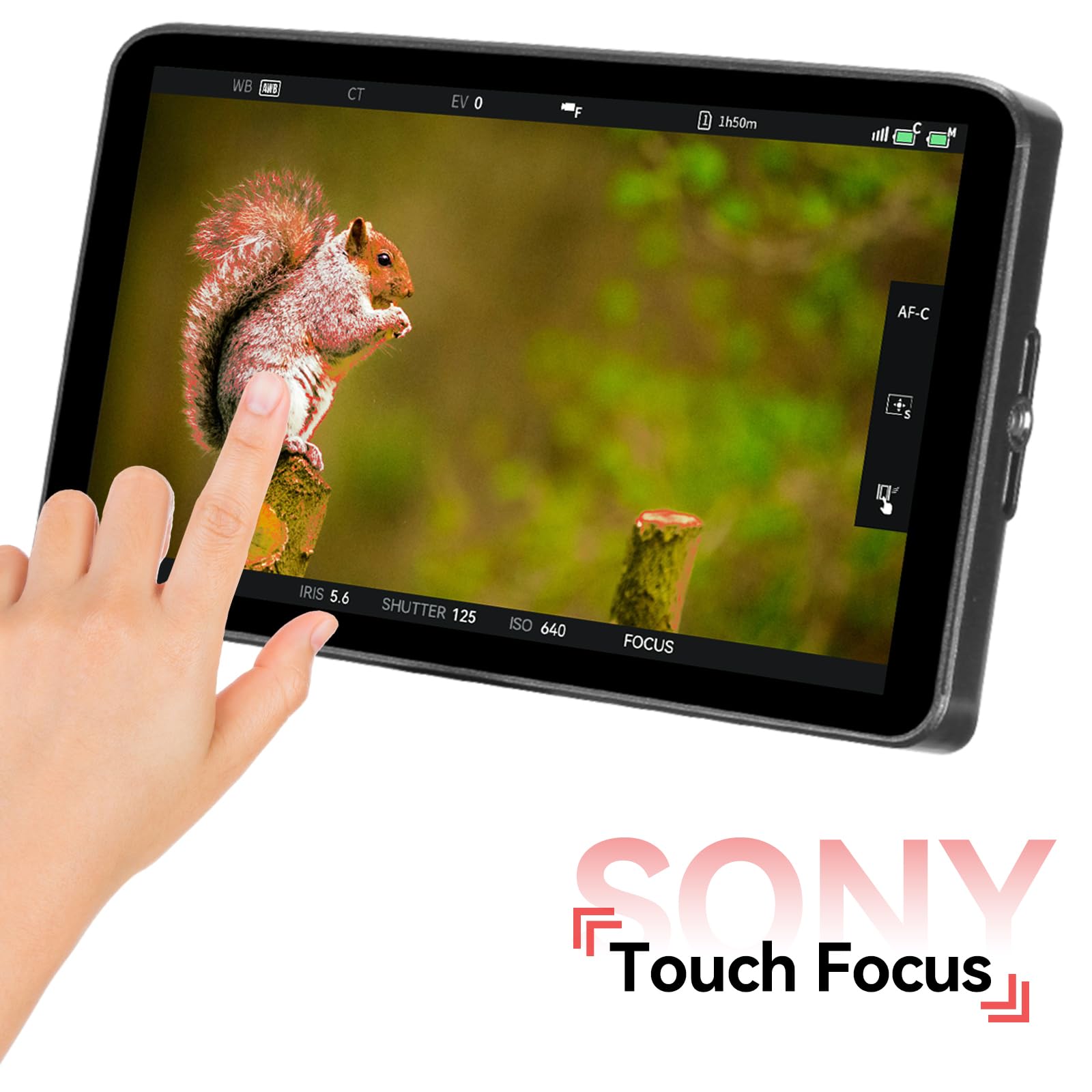 Portkeys LH7P FX3 Blackmagic SHINOBIモニター Portkeys LH7P 7 Inch Camera Monitor with HDMI & Wireless Control