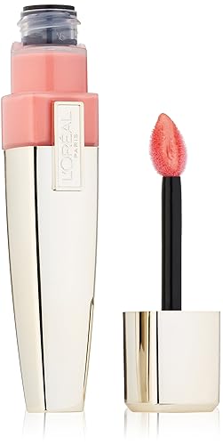 Lápiz de labios L'Oreal Paris Color Caresse brillo húmedo, 0.17 onzas