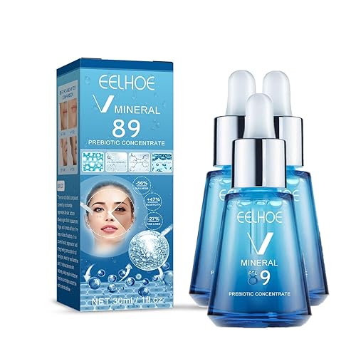 Mineral V89 - Suero concentrado probiótico antiarrugas, reduce las arrugas, hidrata y reafirma la piel para pieles sensibles, suero hidratante e