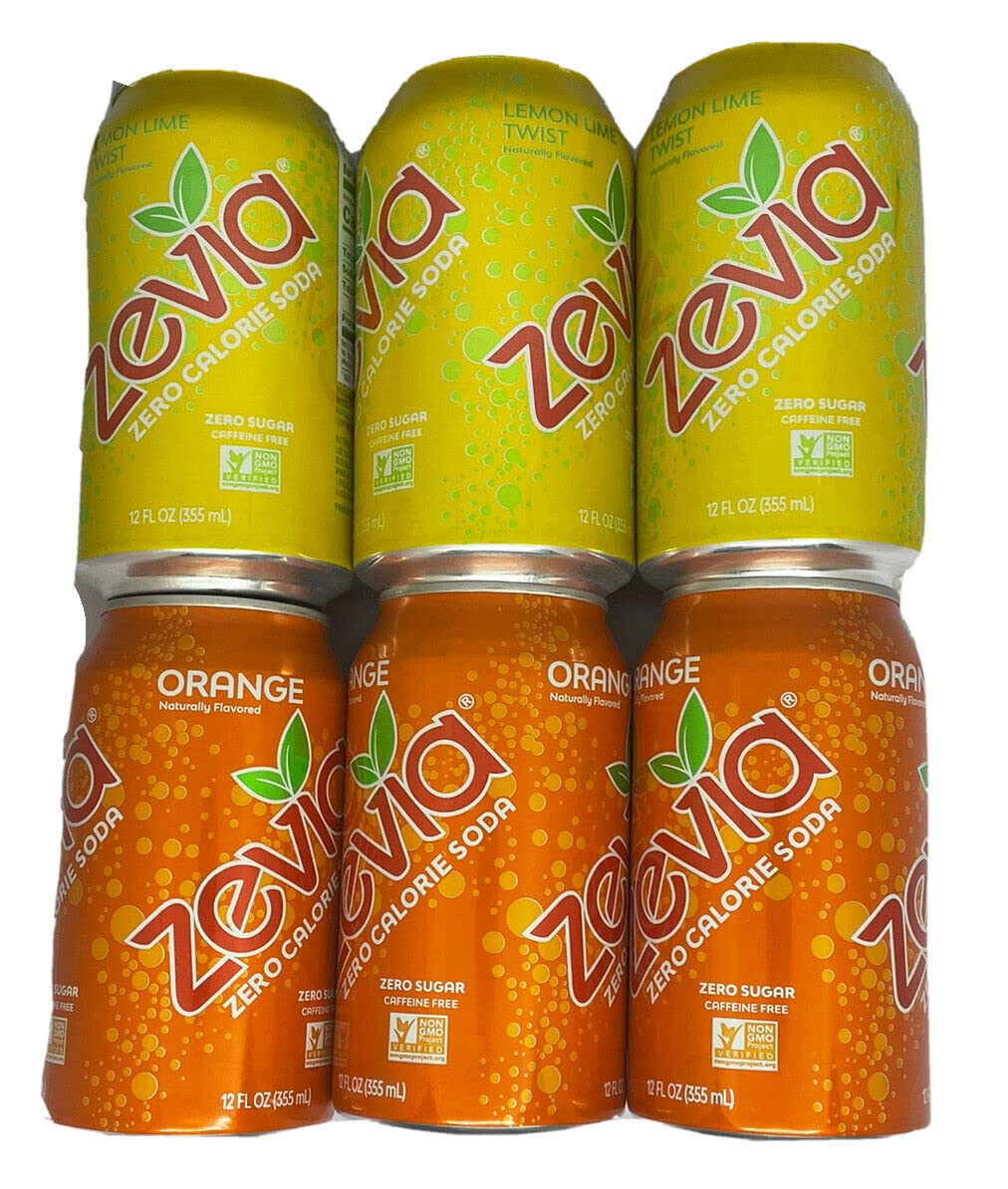 Zevia Zero Calorie Soda, Zevia Lemon Lime Twist Soda Drink