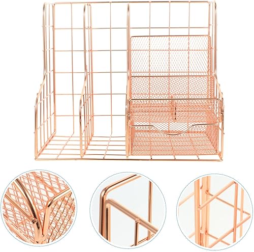 Miniatura 4 de NUOBESTY Organizador de escritorio, archivador de escritorio, carpeta negra, carpetas de oficina, soporte para revistas, soporte de documentos para