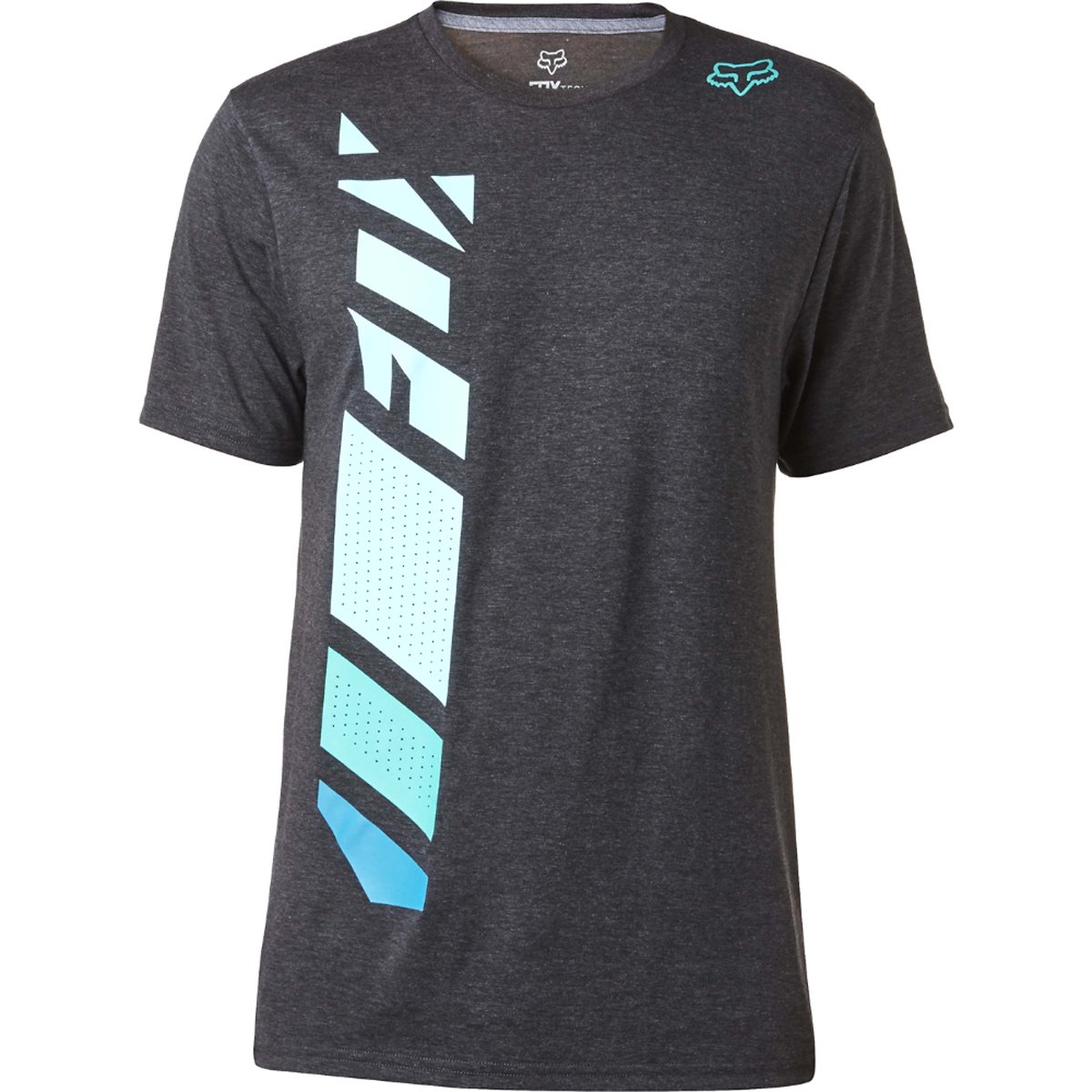 Fox Racing Men's Side Seca Tech S/S Shirts,X-Large,Heather Black