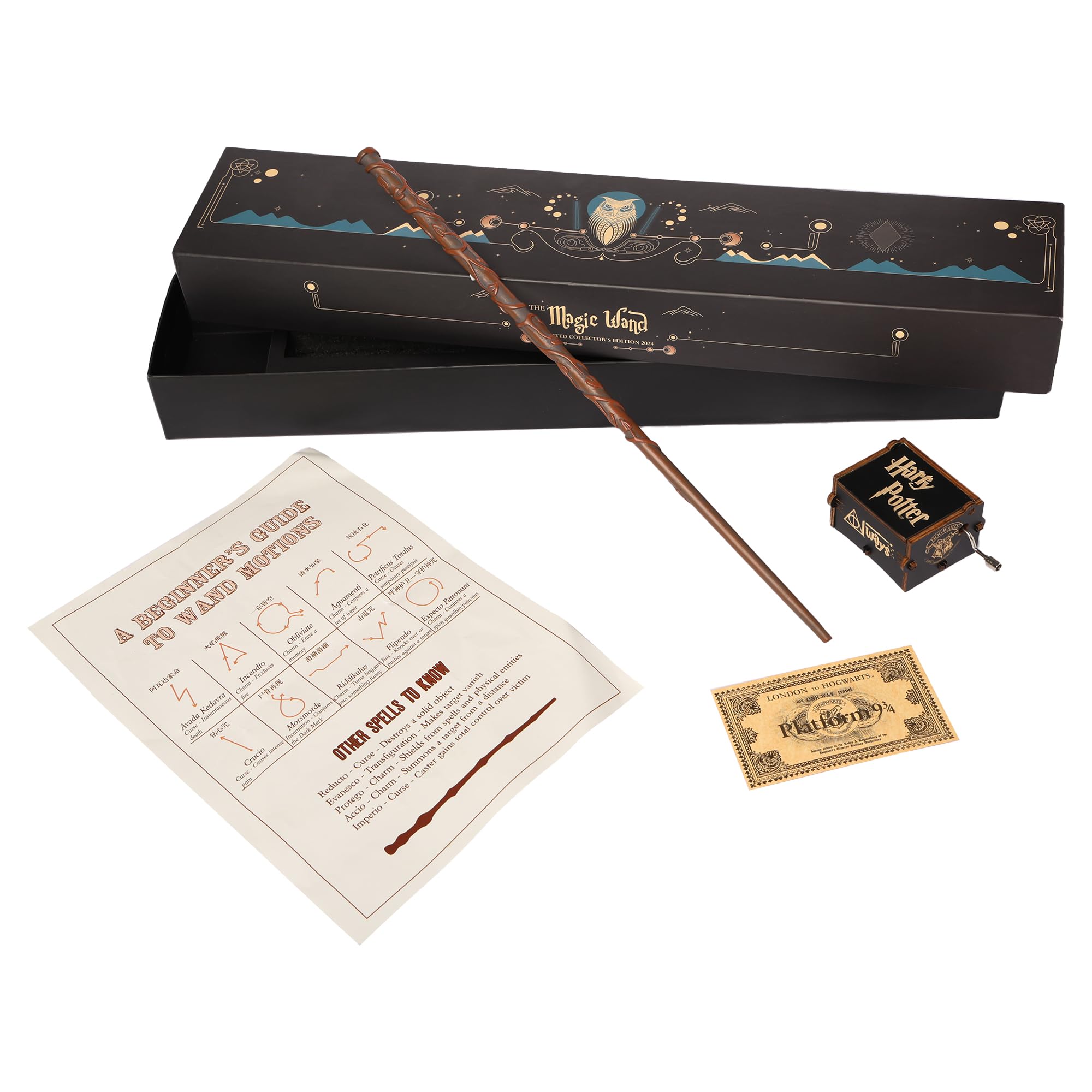 Fusked Hermoine Wand Magic Wands Harry Potter Accessories with Harry Potter Music Box Combo Harry Potter Gift Toys Cosplay Dress Accessories Combo for Kids(Limited Edition 2024) (B0C9YQW7XG) Amazon Price History, Amazon Price Tracker