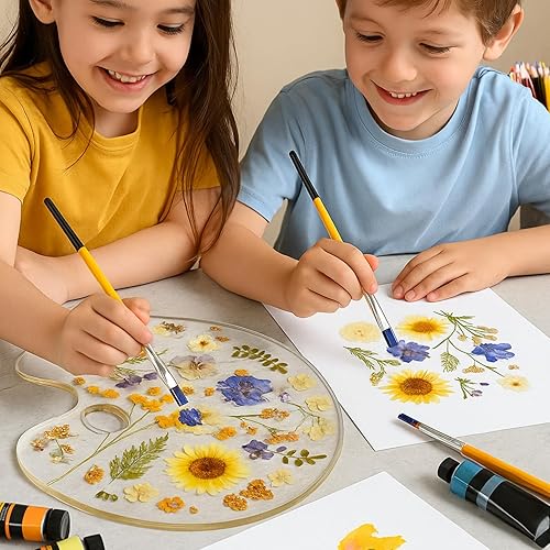 Vista 6 de Paletas de pintura botánica, artista de GUTE – Bandeja de pintura colorida para artistas de mezcla de colores, artistas, estudiantes y perfecto