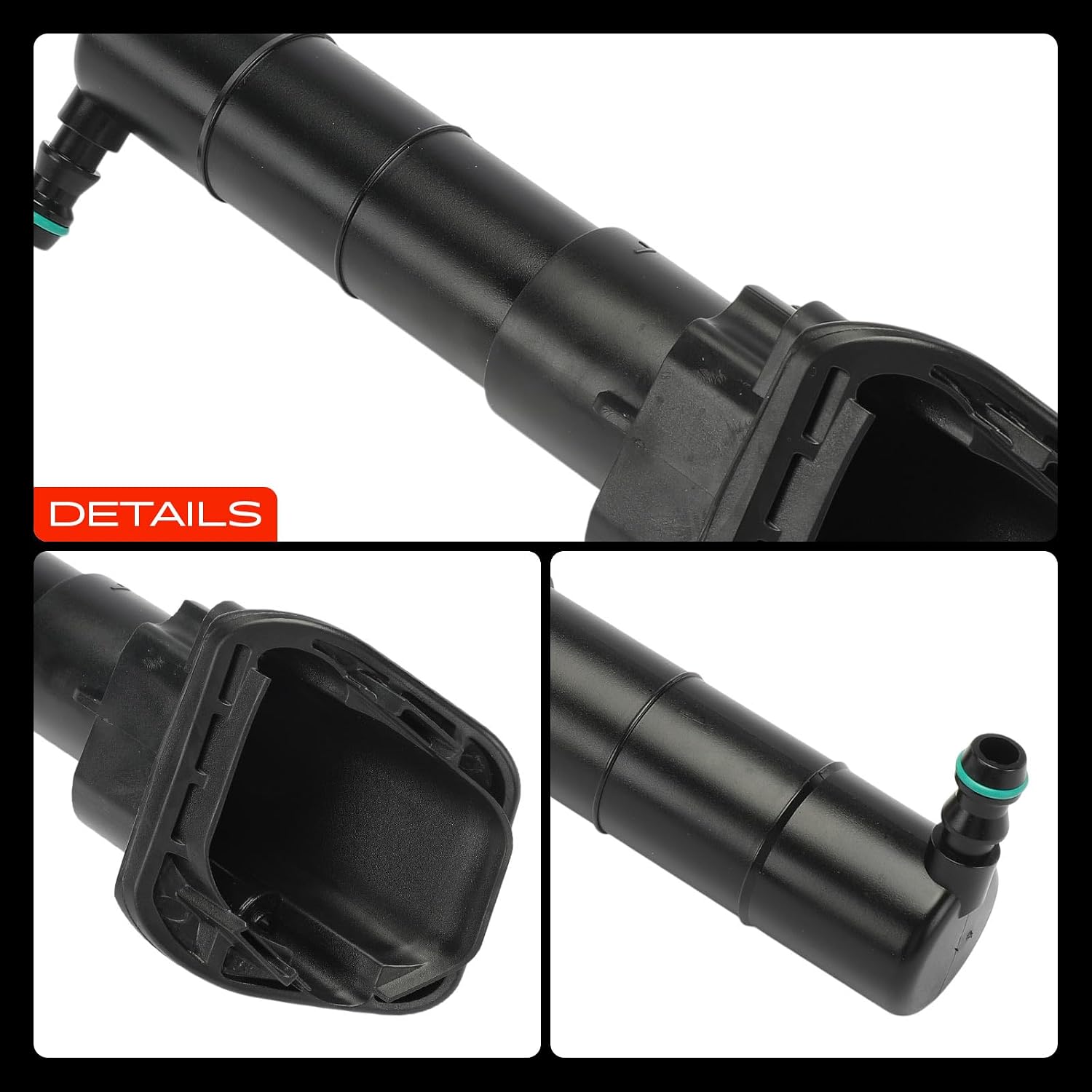 A-Premium Front Driver and Passenger Side Headlight Washer Nozzle