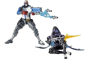 Hasbro Toys Overwatch Ultimates Series Soldier: 76 & Shrike (Ana) Skin Dual...