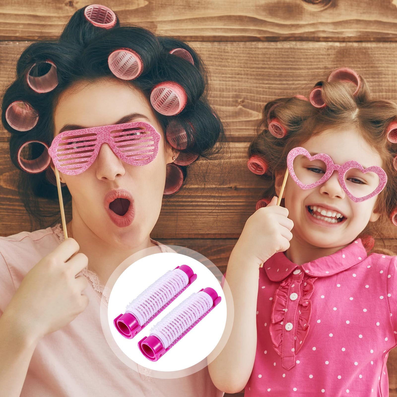 Rizadores de Pelo Ondulado DIY 20 Piezas de Plástico Abs Portátiles para Uso en Casa y Viaje sin Dañar el Cabello