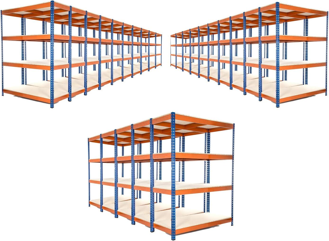 25 x Extra Heavy Duty Garage Racking Shelving Unit 1800mm H x 1200mm W