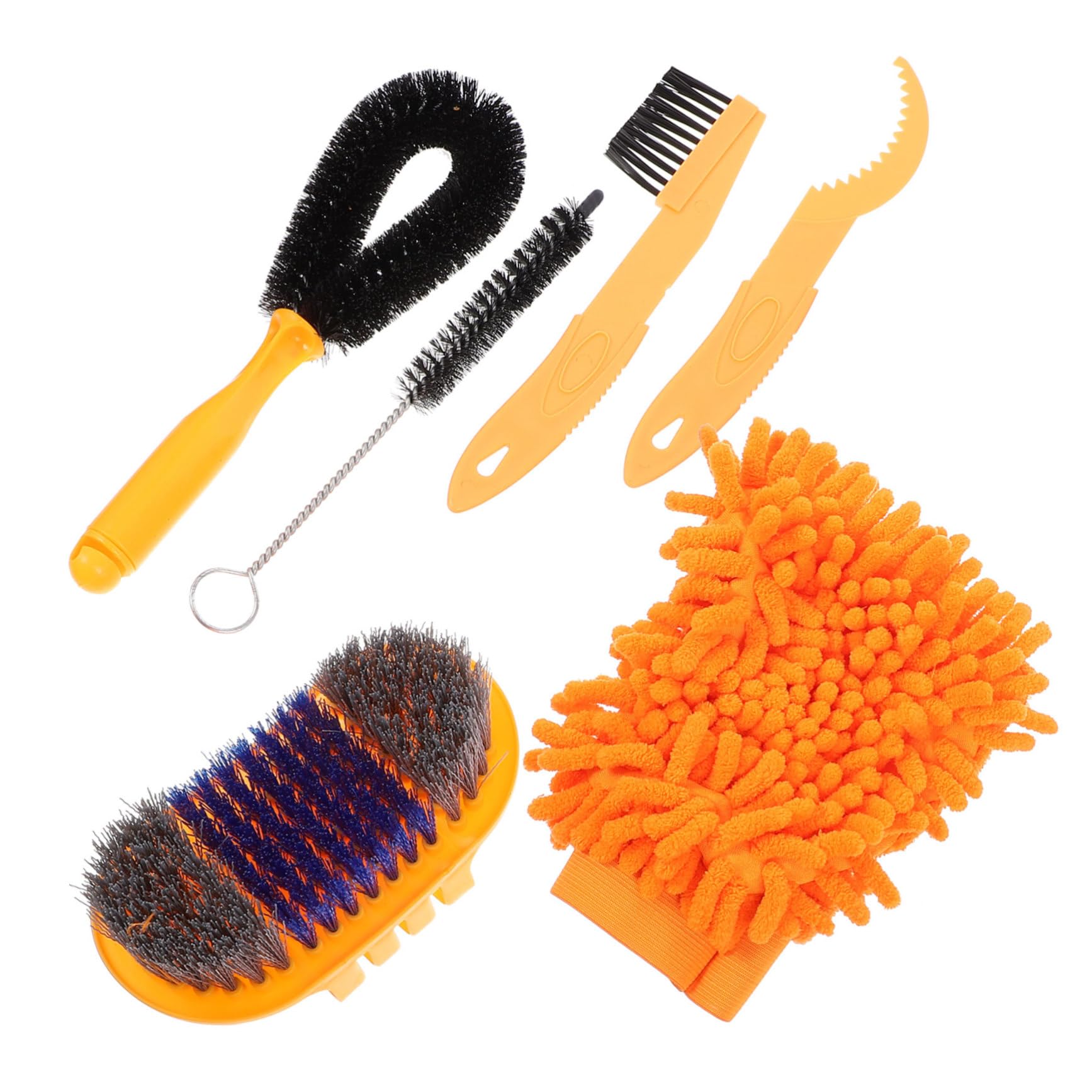 BCOATH Bike Kit 6pcs Bike Accessories Bike Chain Washer Chain Bike Clean Tool Suitable for Bikes