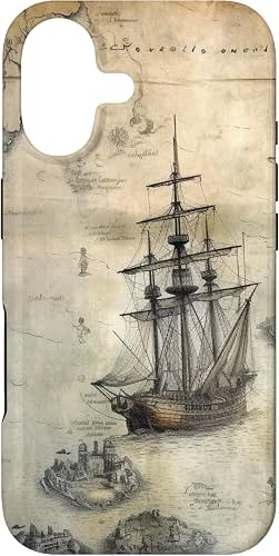 Treasure Map Vintage Pirate Case for iPhone 17