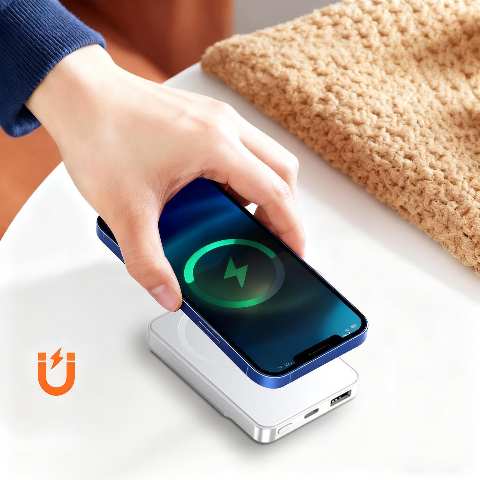 Chargeur sans Fil Support Magnétique Portable Rapide