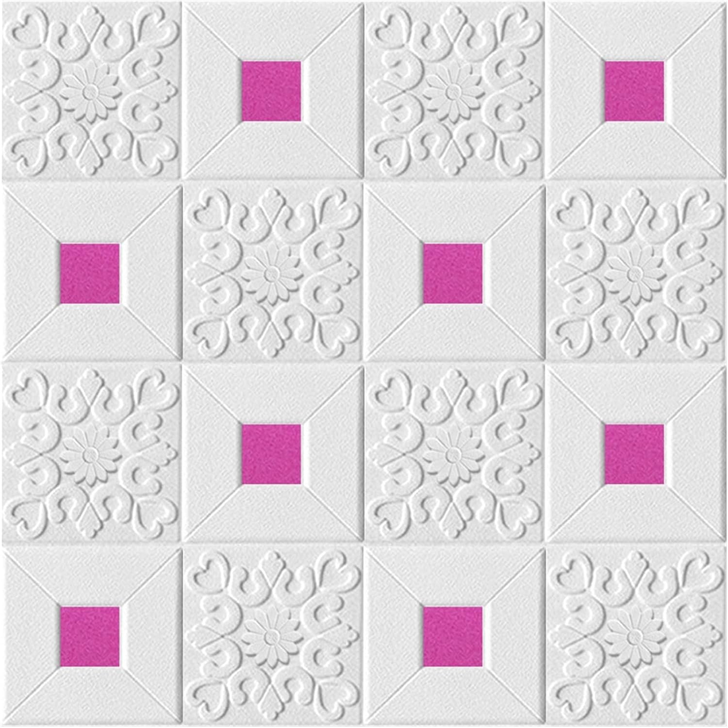 Paneles de pared 3D autoadhesivos contra la humedad en fondo de TV y techos