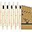 Virgin Forest Bamboo Toothbrushes, Eco Friendly BPA Free Soft Bristles Toothbrush, Biodegradable Natural Wooden Toothbrushes, Vegan Organic Bamboo Charcoal Tooth Brush for Sensitive Gums Set of 10