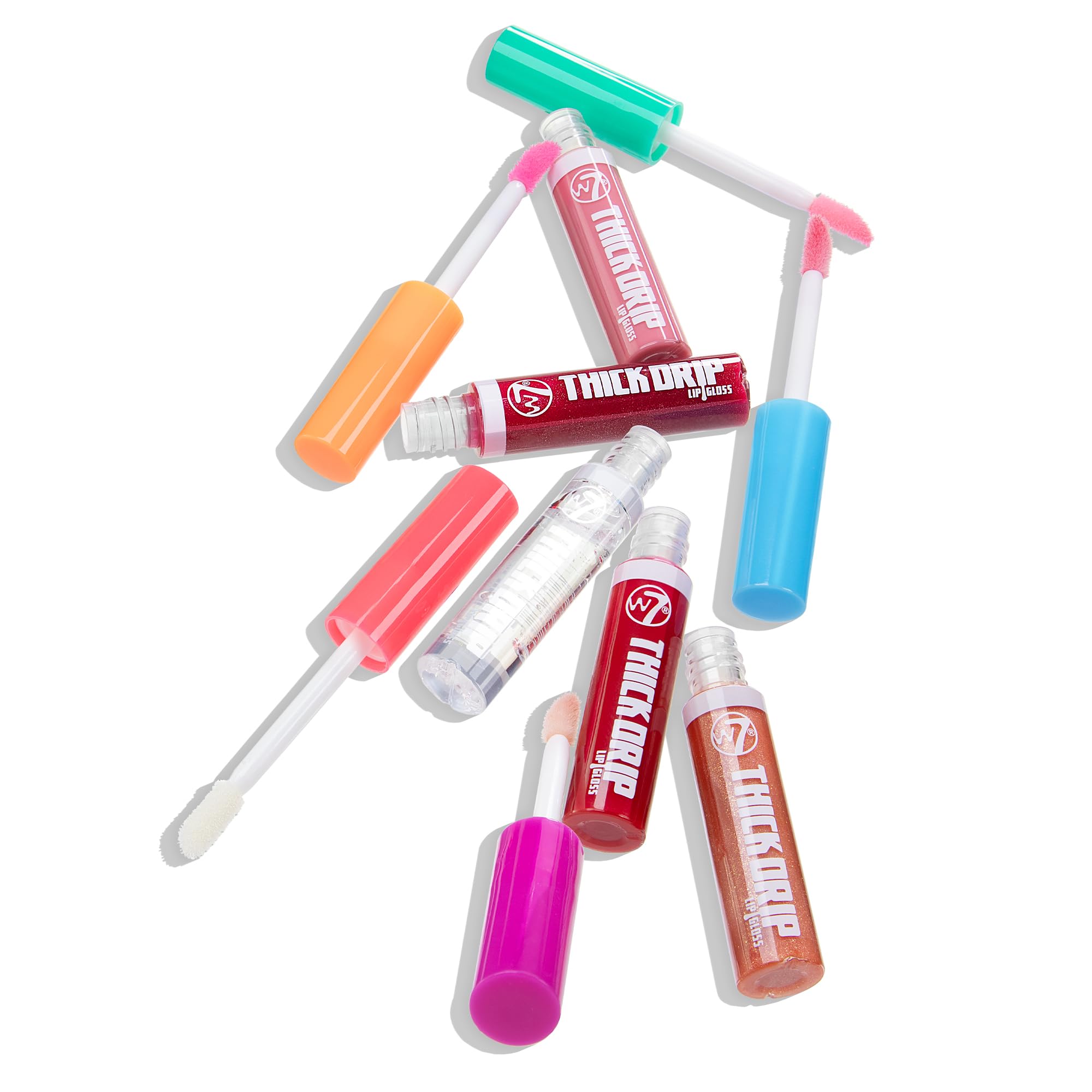 W7 All My Kisses Lip Gloss - 5 Piece Thick Drip Collection - Hydrating Lip Care, 3 ml (Pack of 5) - Image 3