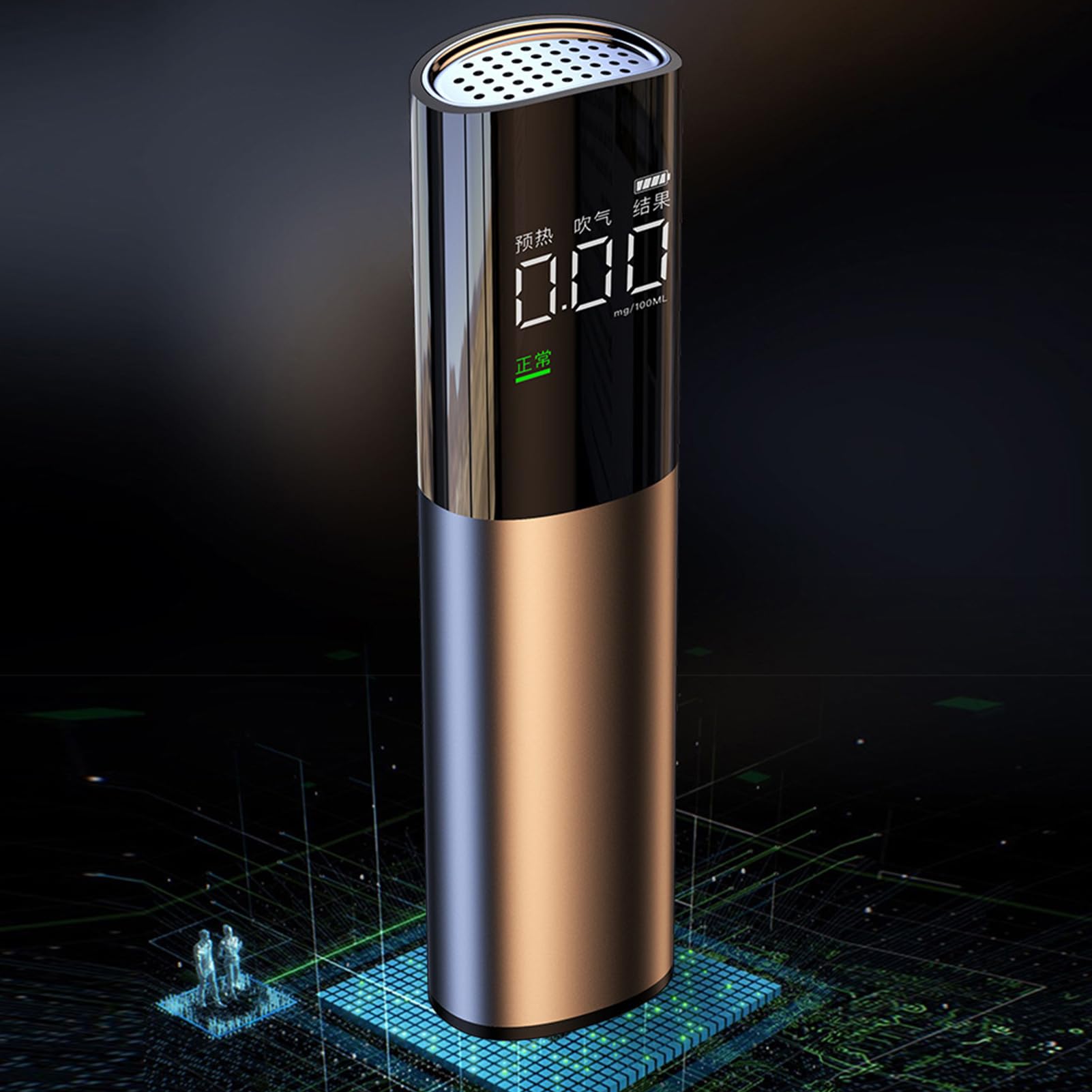 Testeur D'Alcool Portable Quystetes - Détecteur Mini Avec Interaction Intelligente - 7,5g