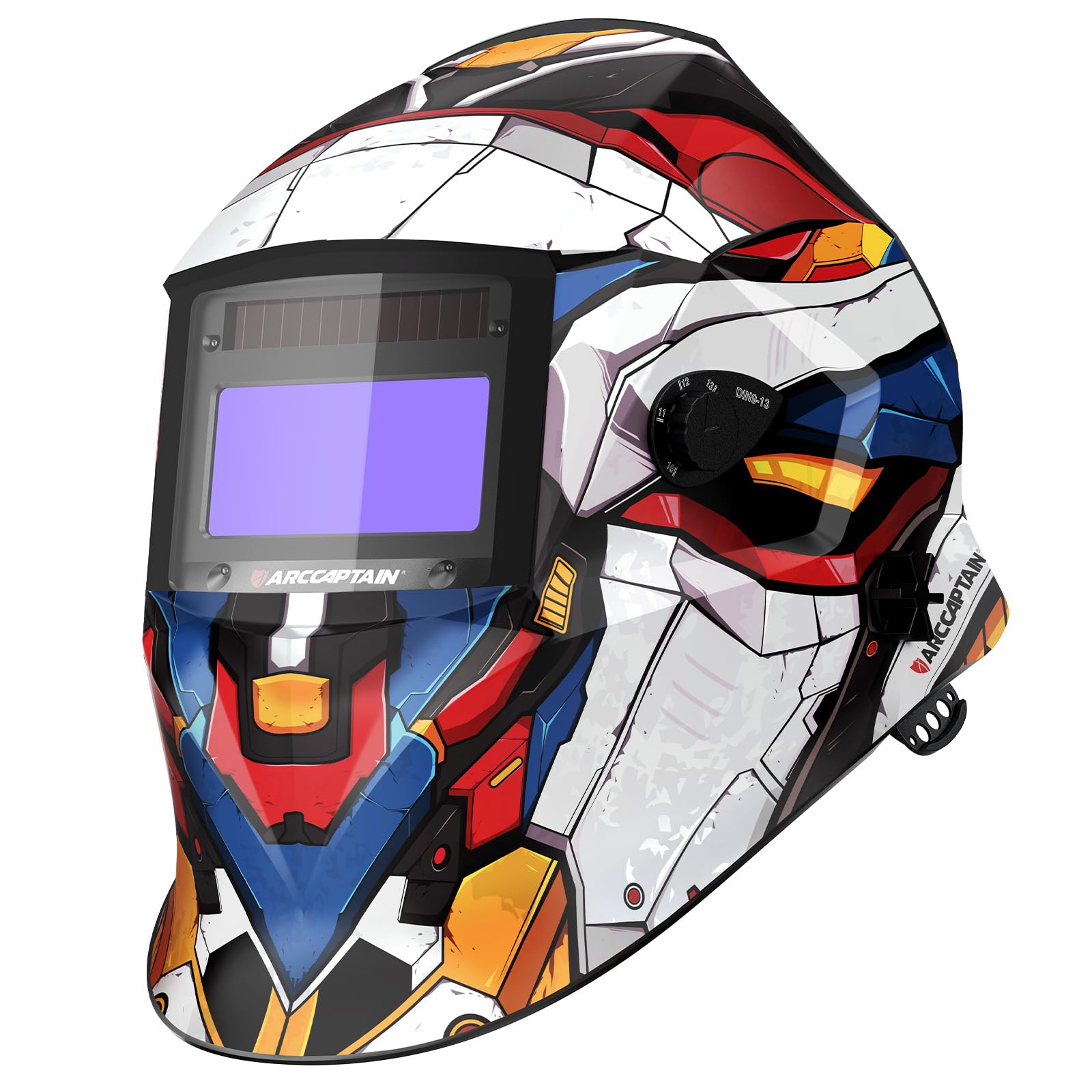 溶接メット Amazon | ARCCAPTAIN 溶接面 自動遮光 超軽量 本当の色を映す ソーラー